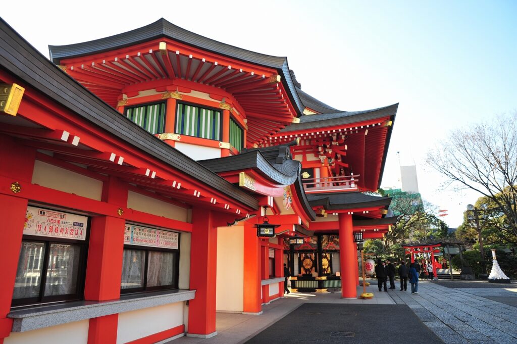 千葉神社の写真。ベイエリアを代表する歴史スポット